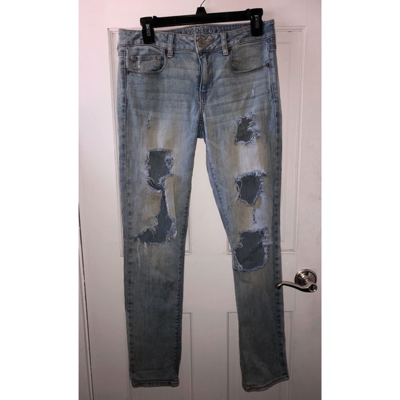 Orange Butterfly Patch Jeans 🦋🍊 - Picture 2 of 10